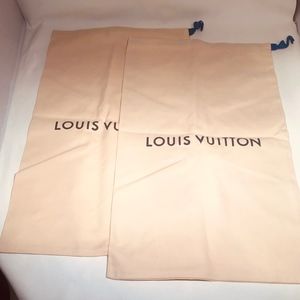 Louis Vuitton Drawstring Pair of Dustbags